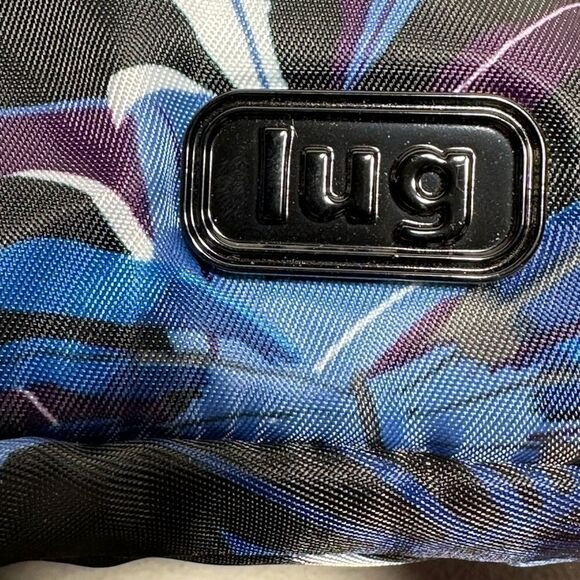 LUG TROLLEY FULL SIZE COSMETIC CASE BAG BOTANICAL BLACK - NEW - Picture 4 of 6